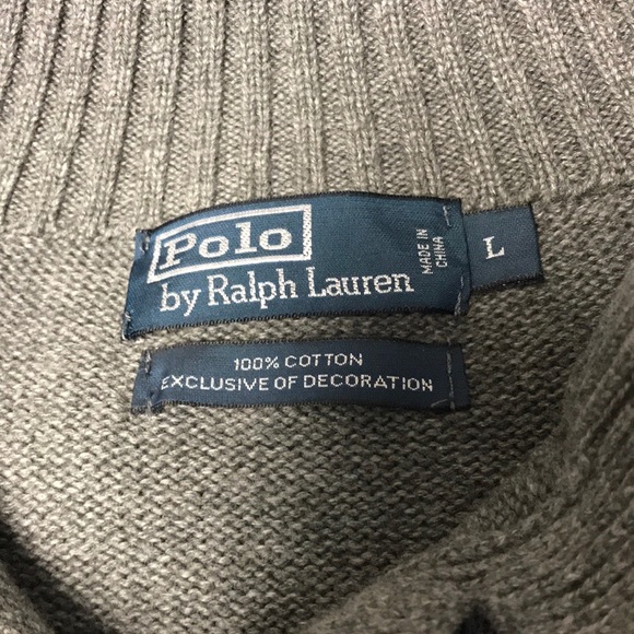 Polo Ralph Lauren Mock Neck 3Button Sweater - Picture 5 of 8